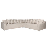 Marcia Angora Sand L-Shape Sectional